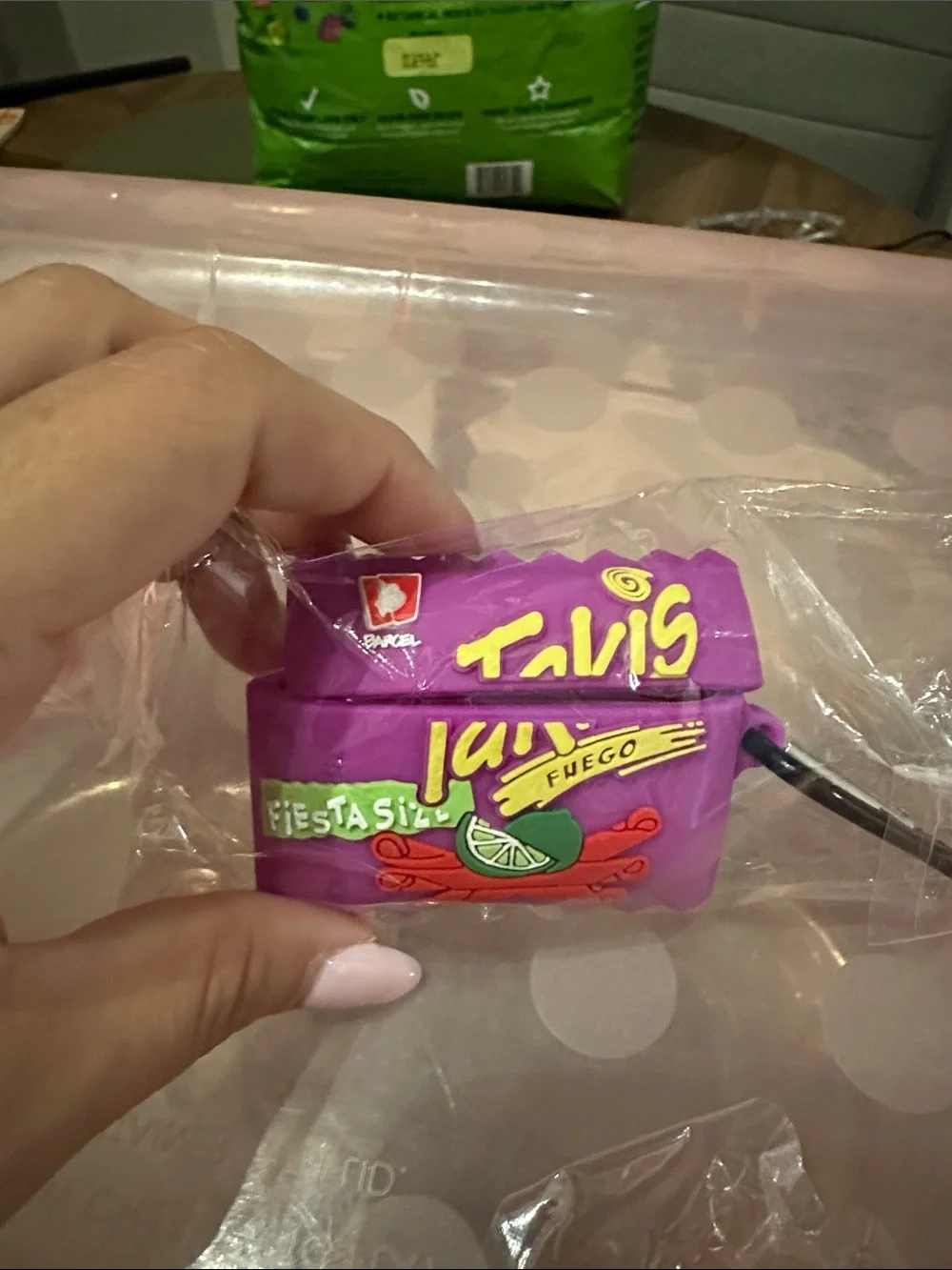 Kids Bubble Tape & Pocky Toy Set - Pink and Purple